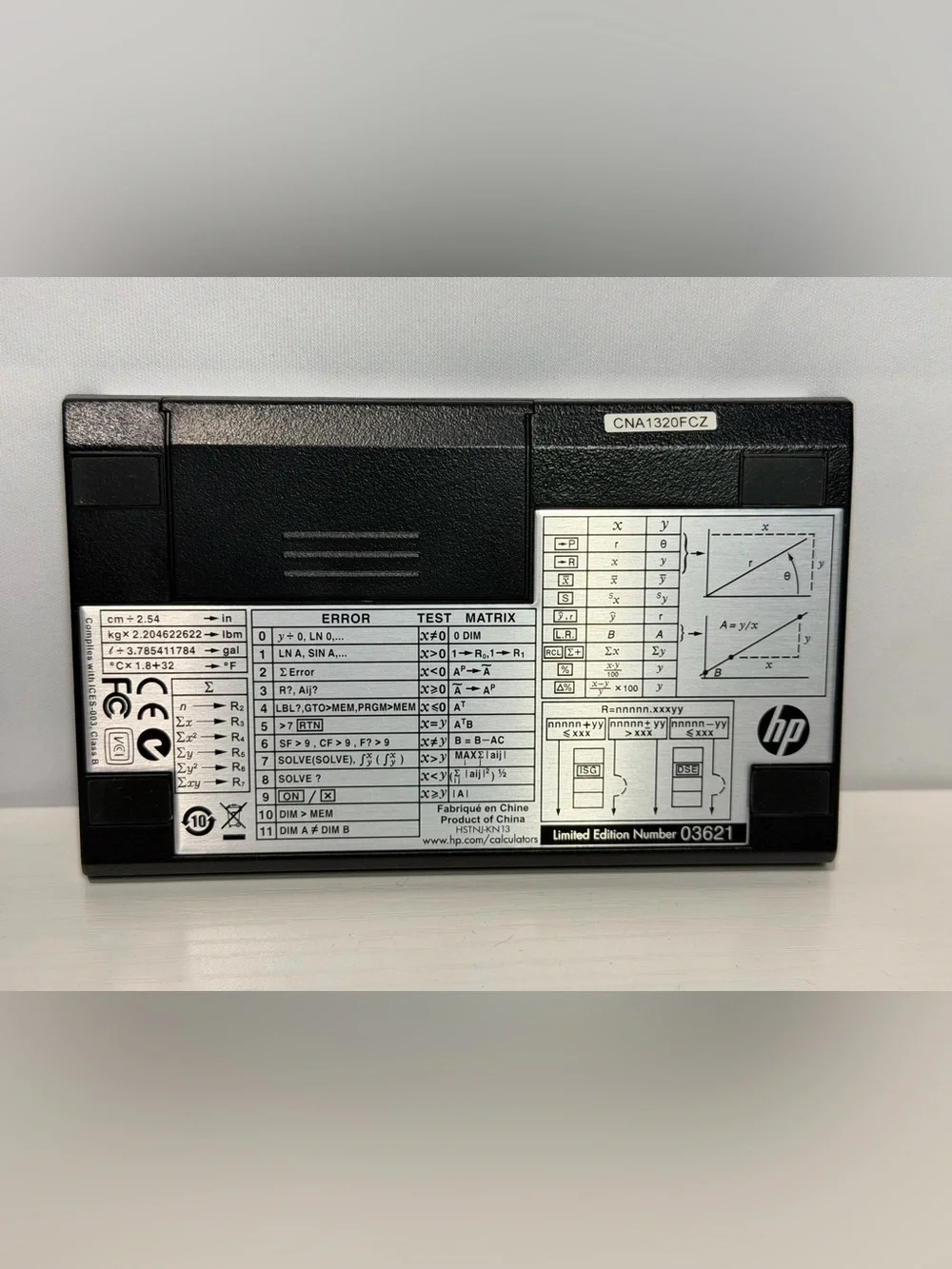 #358 Hewlett Packard HP-15C Calculator USA with Case Working